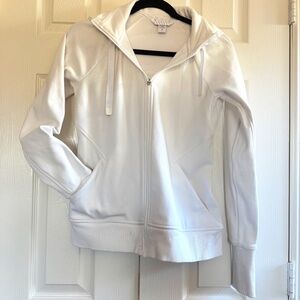 Athleta- Size Small- White Triumph Hoodie- Like New Condition